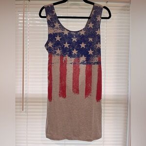 NWT American Flag summer dress.